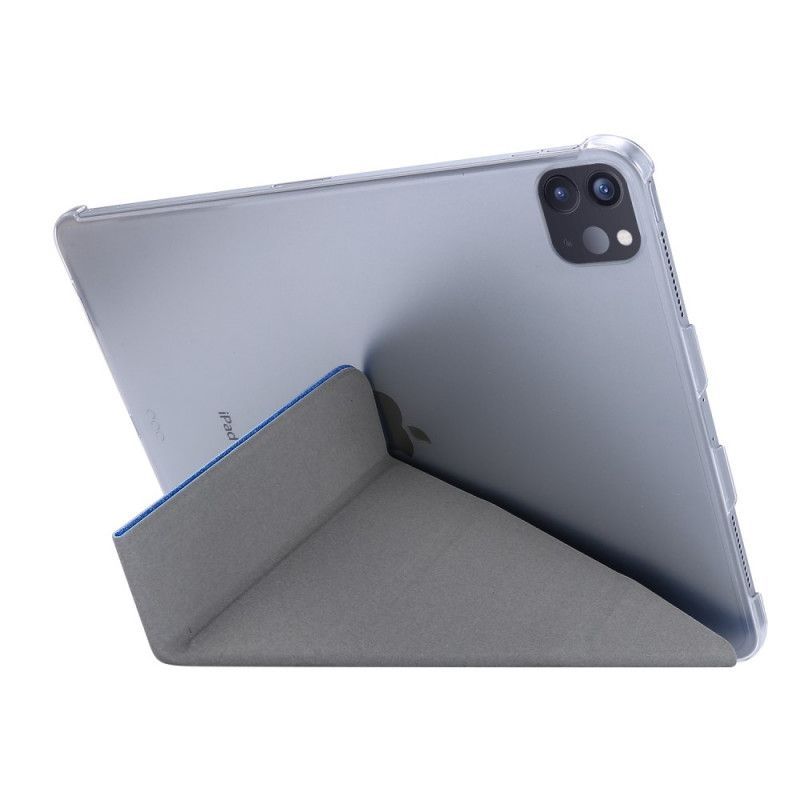 Chytré Pouzdro Ipad Pro 129" (2020) Umělá Origami Kůže