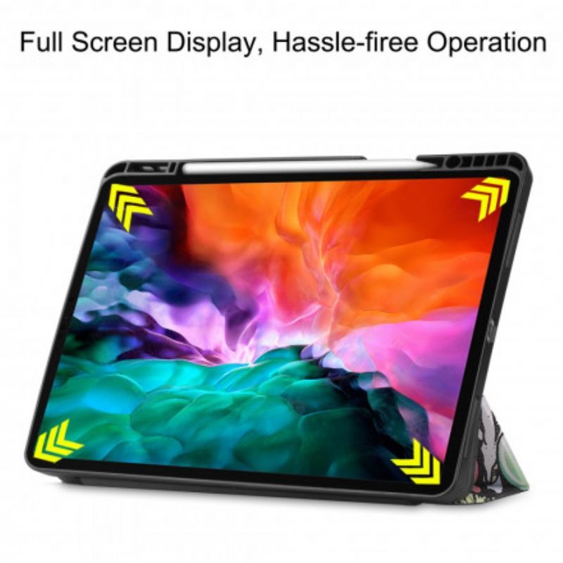 Chytré Pouzdro Ipad Pro 129" (2021) Držák Graffiti Pera