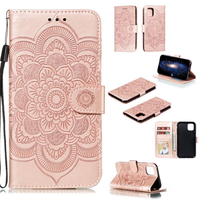 Flipové Pouzdro Iphone 11 Mandala S Plným Řemínkem