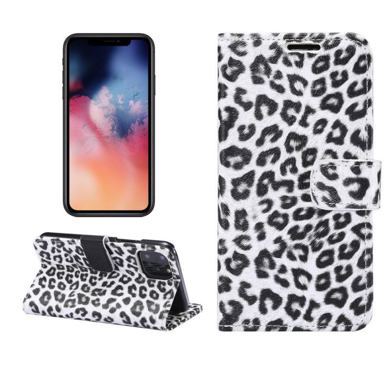 Flipové Pouzdro Iphone 11 Pro Leopard