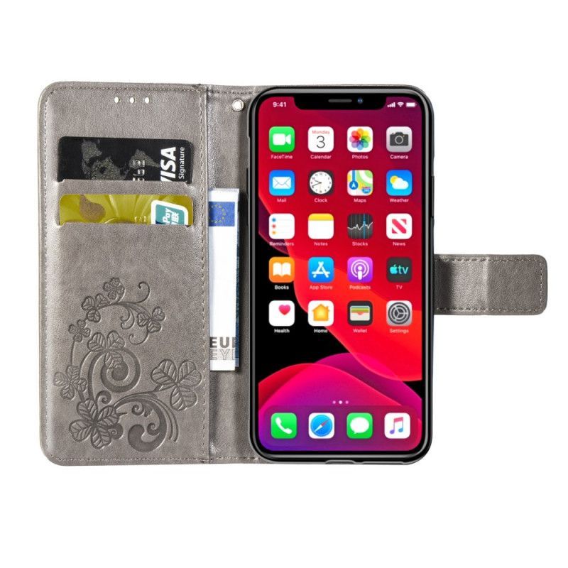 Flipové Pouzdro Iphone 11 Pro Max Čtyřlístek