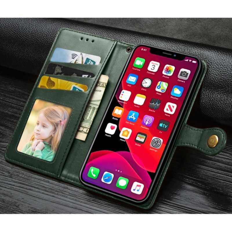 Flipové Pouzdro Iphone 11 Pro Max Prémiový Design