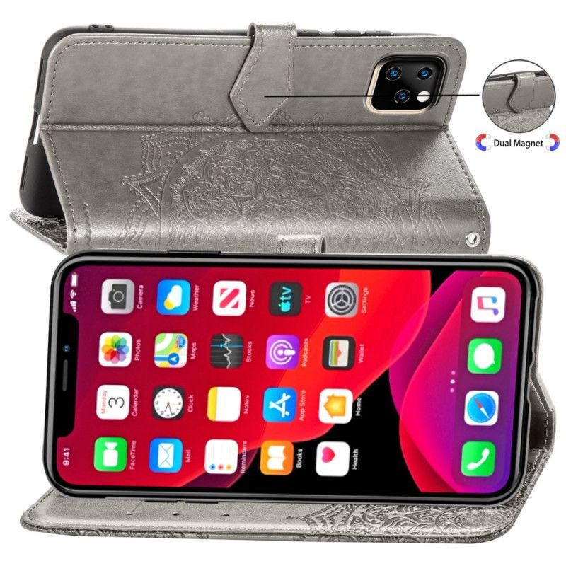 Flipové Pouzdro Iphone 11 Pro Středověká Mandala