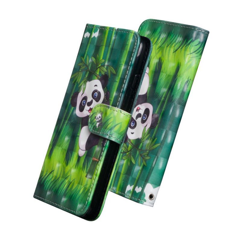 Flipové Pouzdro Iphone 12 Mini Panda A Bambus