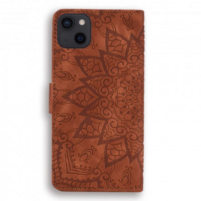 Flipové Pouzdro Iphone 13 Barokní Mandala