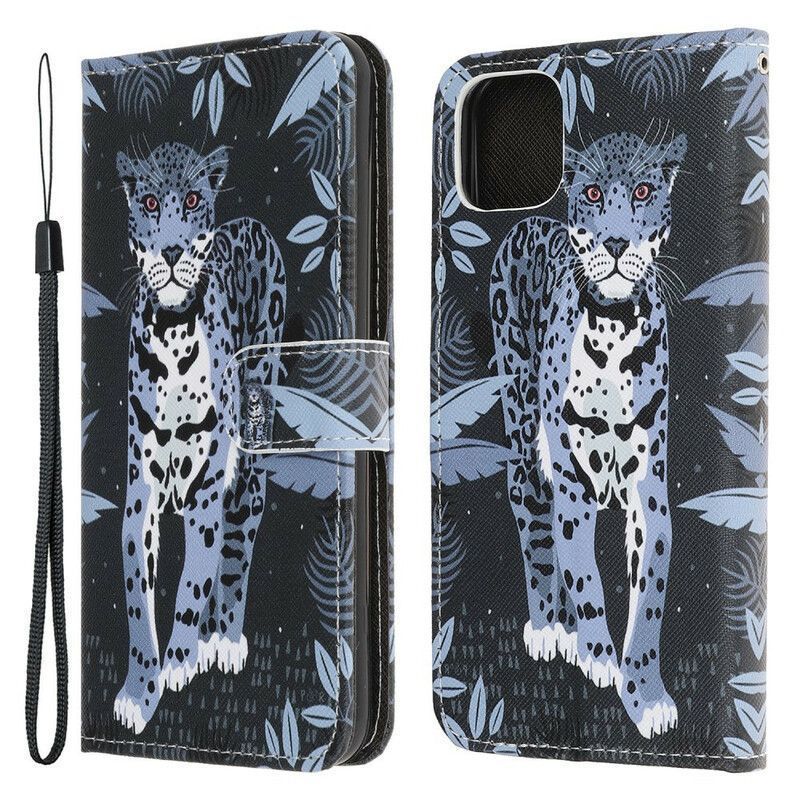 Flipové Pouzdro Iphone 13 Mini Tanga Leoparda