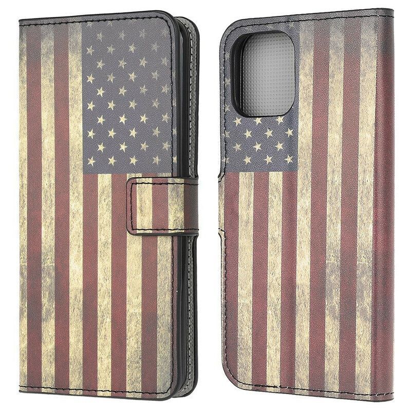 Flipové Pouzdro Iphone 13 Mini Vlajka Usa