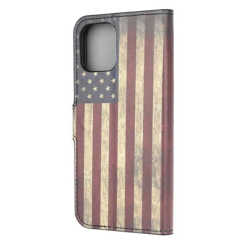 Flipové Pouzdro Iphone 13 Mini Vlajka Usa