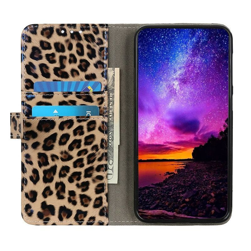 Flipové Pouzdro Iphone 13 Pro Max Obyčejný Leopard