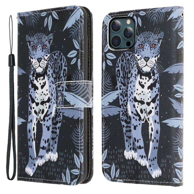 Flipové Pouzdro Iphone 13 Pro Max Tanga Leoparda