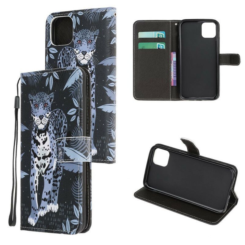 Flipové Pouzdro Iphone 13 Pro Max Tanga Leoparda