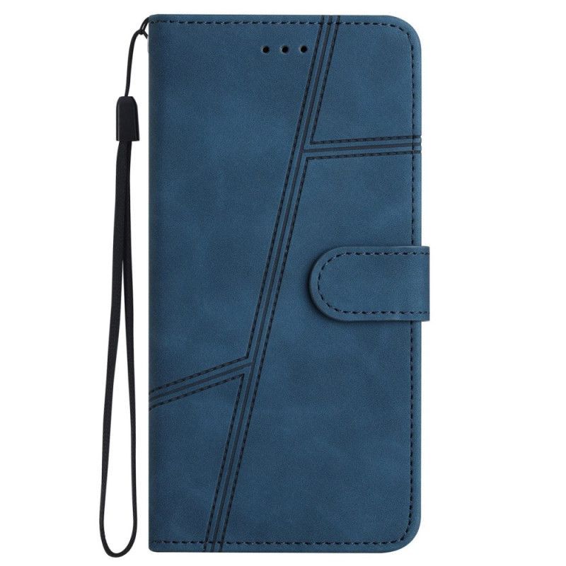 Flipové Pouzdro Na iPhone 14 Pro Na Lana Strappy Elegance Kožený Styl