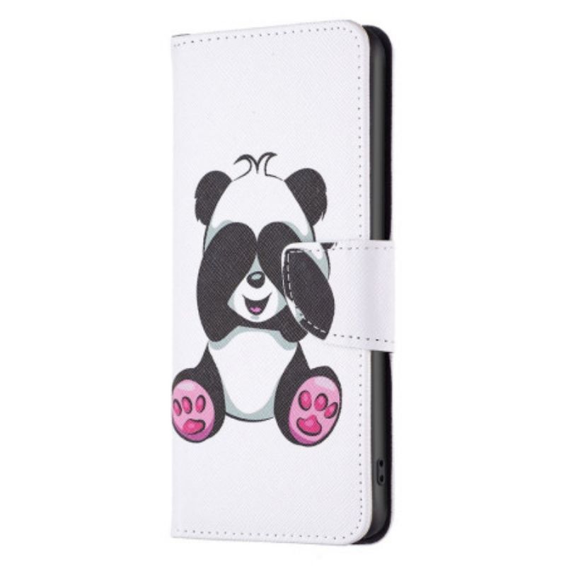 Flipové Pouzdro Na iPhone 14 Pro Panda