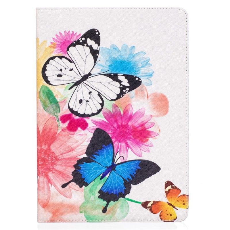 Ipad Air 105" Kryt (2019) / Ipad Pro 105" Malovaní Motýli A Květiny