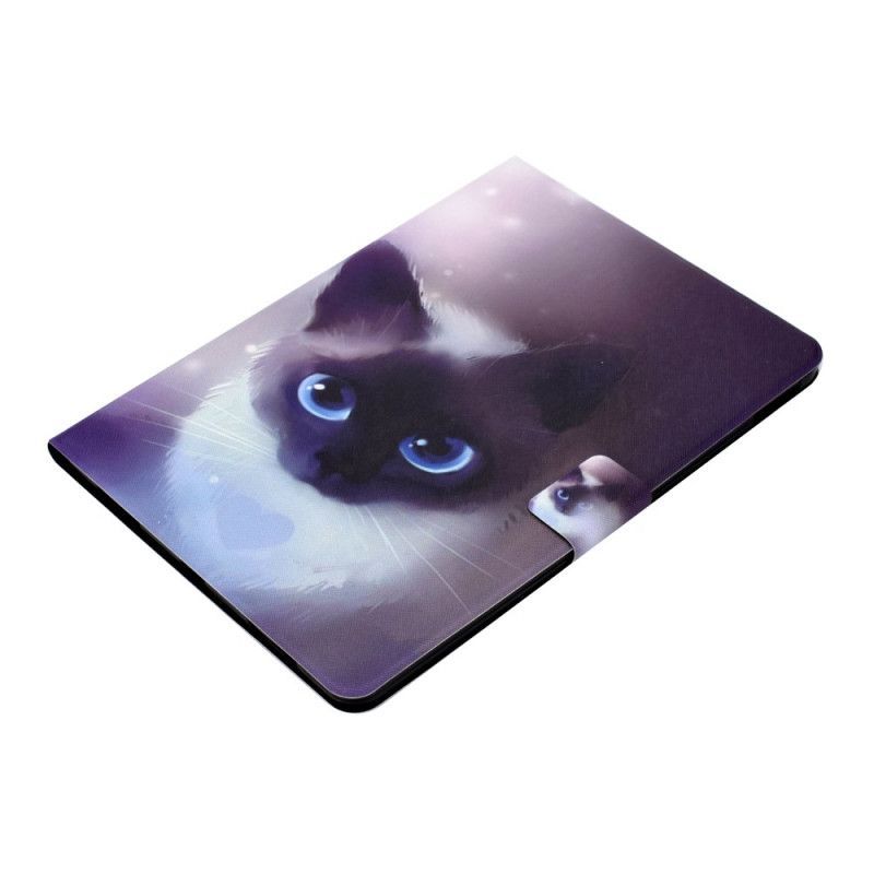 Ipad Air Cover 109" (2020) Kočka S Modrýma Očima