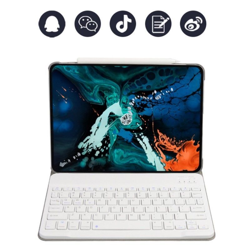 Ipad Pro 11" Pouzdro (2018) S Odnímatelnou Prémiovou Bluetooth Klávesnicí