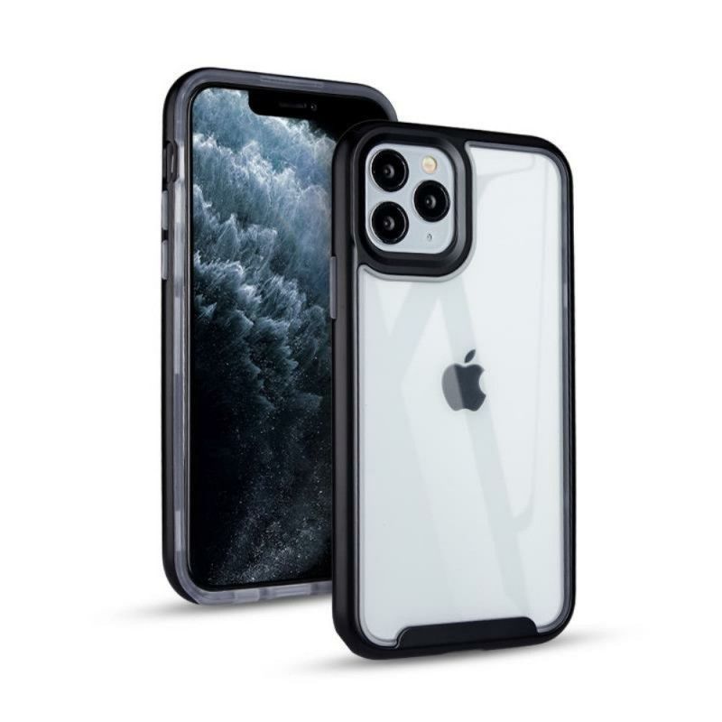 Iphone 11 Hybridní Pouzdro S Barevnými Okraji