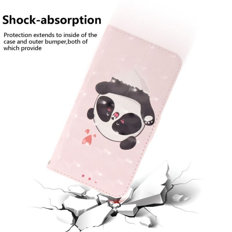 Iphone 12/ 12 Pro Pouzdro Panda Love S Popruhem