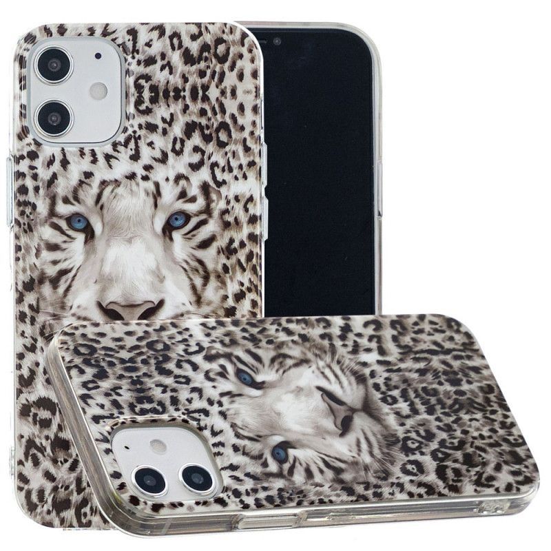 Iphone 12 Mini Zářivkové Leopardí Pouzdro