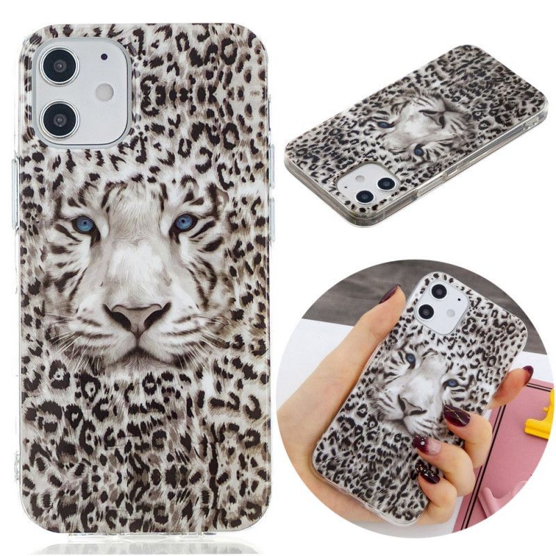 Iphone 12 Mini Zářivkové Leopardí Pouzdro