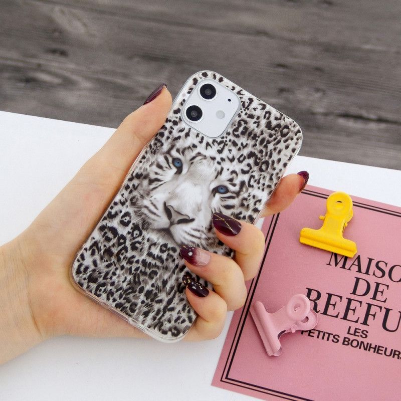 Iphone 12 Mini Zářivkové Leopardí Pouzdro