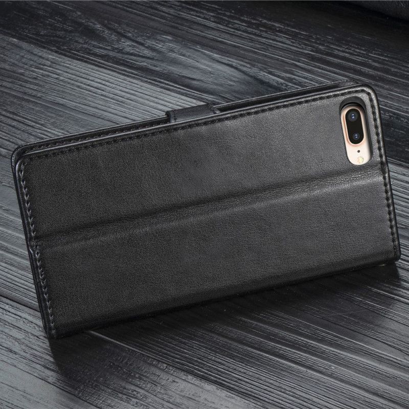 Iphone 8 Plus / 7 Plus Pouzdro Z Umělé Kůže S Vintage Sponou