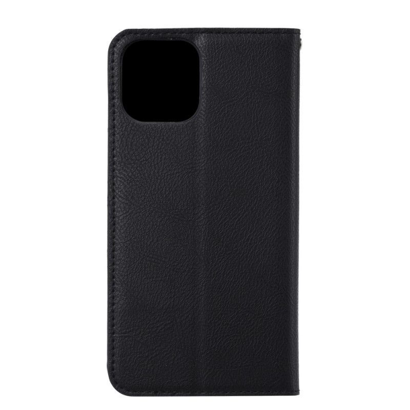 Kožené Pouzdro Folio Iphone 11 Přední Držák Karty