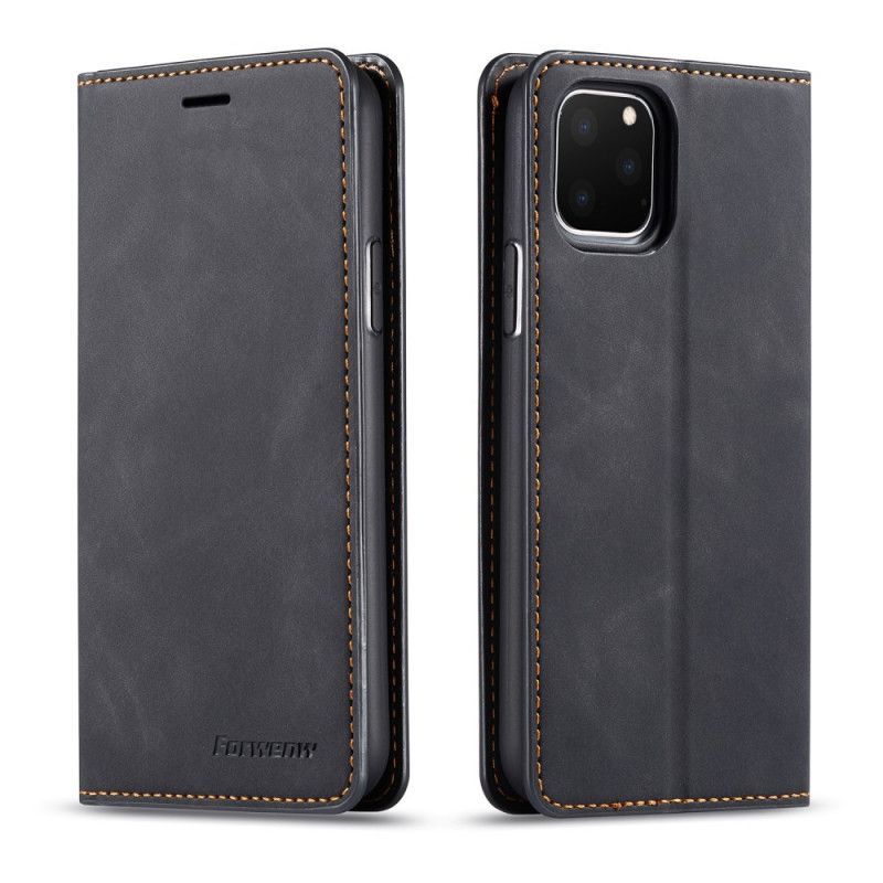 Kožené Pouzdro Folio Iphone 11 Pro Forwenw Kožený Efekt