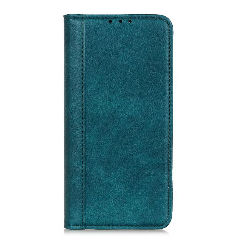 Kožené Pouzdro Folio Iphone 11 Pro Max Elegantní Štípaná Liči Kůže