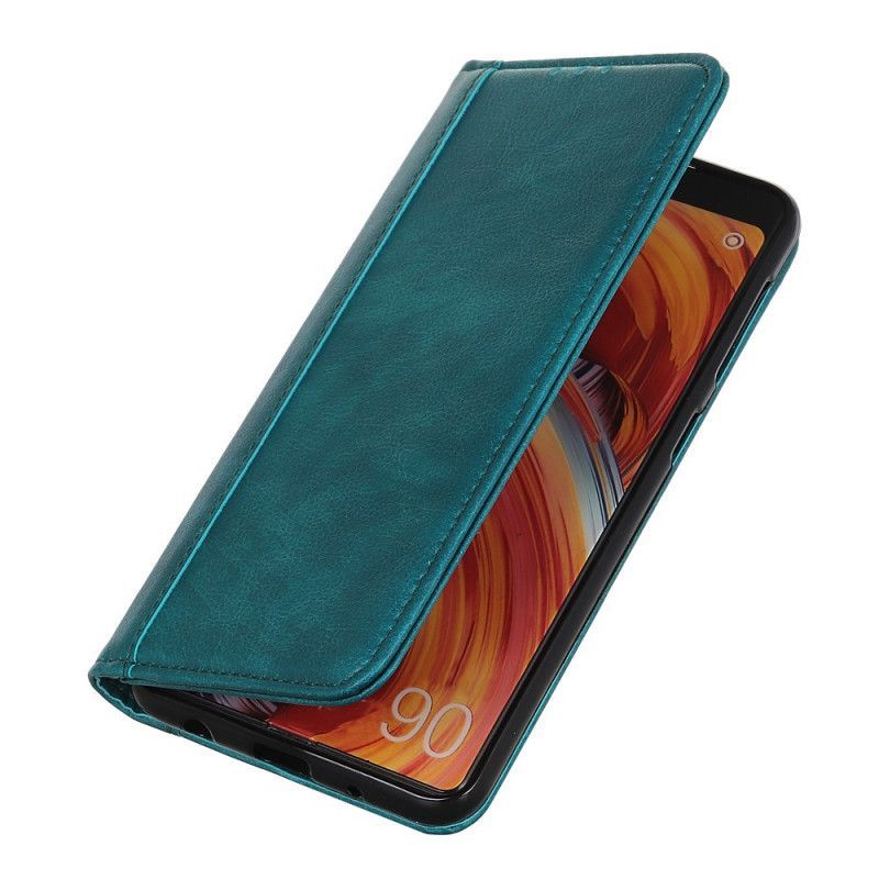 Kožené Pouzdro Folio Iphone 11 Pro Max Elegantní Štípaná Liči Kůže