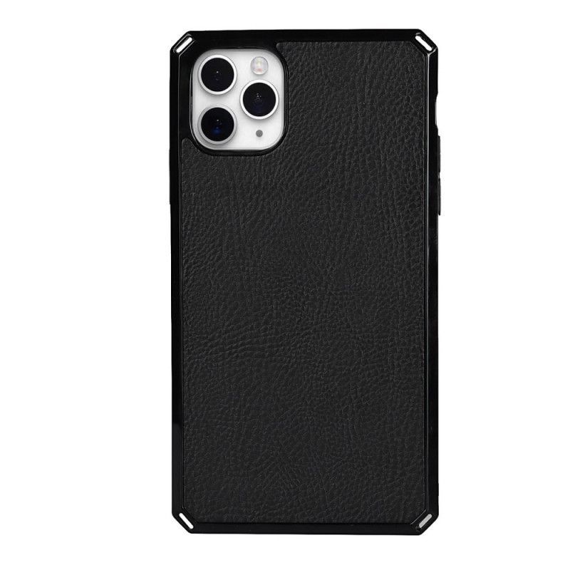 Kožené Pouzdro Folio Iphone 11 Pro Max Odnímatelná Skořepina Z Pravé Liči