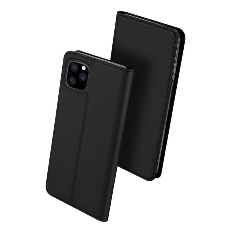 Kožené Pouzdro Folio Iphone 11 Pro Max Série Skin Pro Dux Ducis