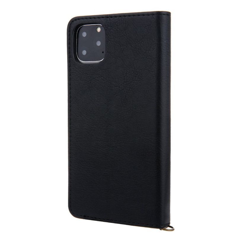 Kožené Pouzdro Folio Iphone 11 Pro Prvotřídní Kožený Styl