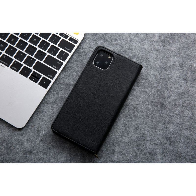 Kožené Pouzdro Folio Iphone 11 Pro Prvotřídní Kožený Styl