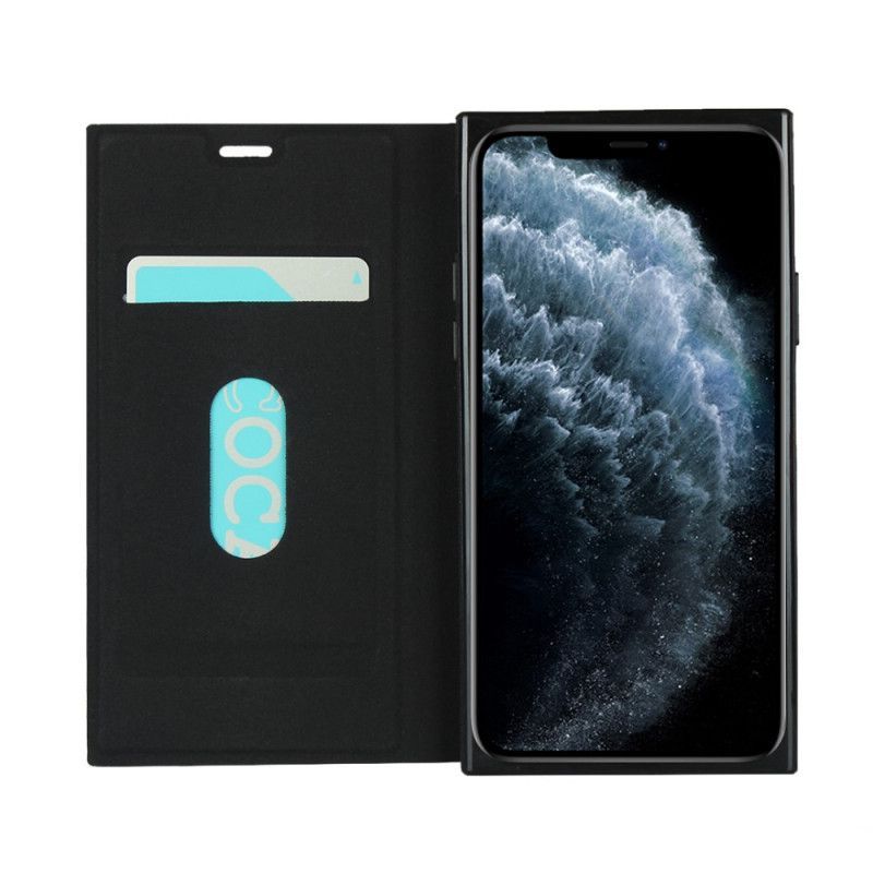 Kožené Pouzdro Folio Iphone 11 Pro Styl Hedvábné Měkké Kůže