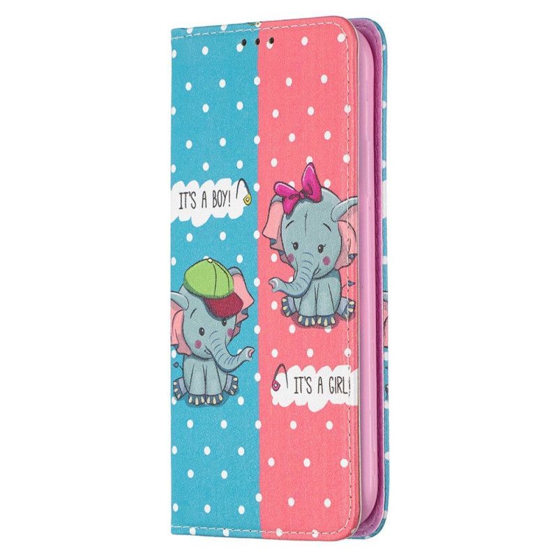 Kožené Pouzdro Folio Iphone 11 Slůňata