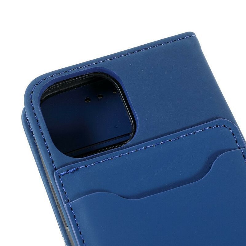 Kožené Pouzdro Folio Iphone 13 Mini Držák Podpůrné Karty