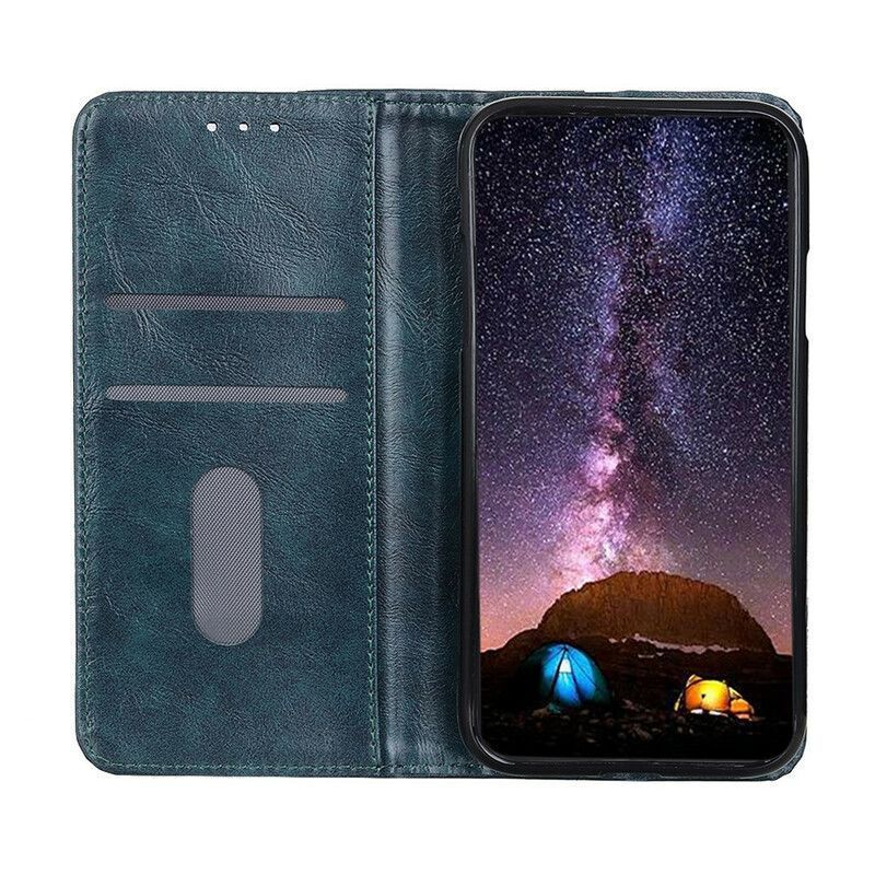 Kožené Pouzdro Folio Iphone 13 Mini Staré Nýty