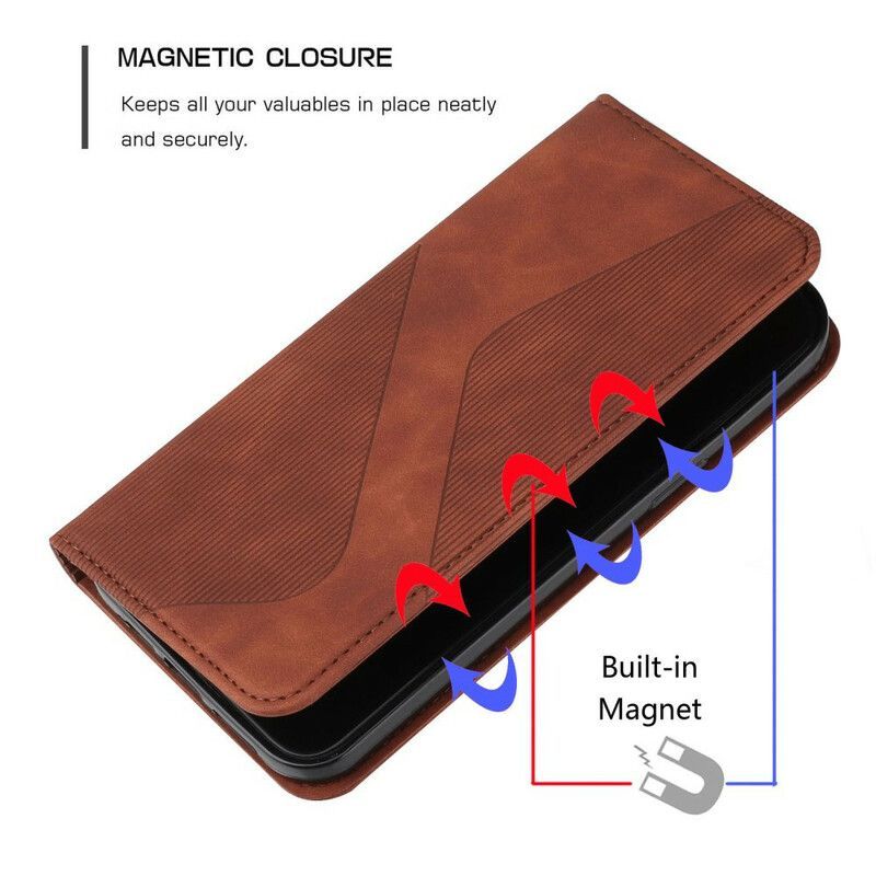 Kožené Pouzdro Folio Iphone 13 Pro Max S-design Kožený Styl