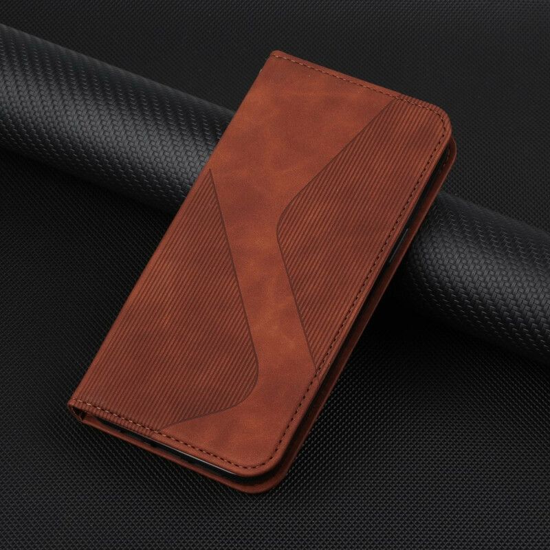 Kožené Pouzdro Folio Iphone 13 Pro Max S-design Kožený Styl