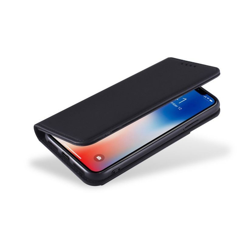 Kožené Pouzdro Folio Iphone X / Držák Podpůrné Karty  XS