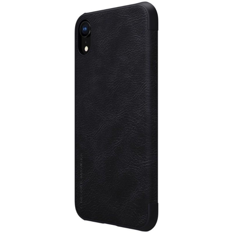 Kožené Pouzdro Folio Iphone Xr Řada Nillkin Qin