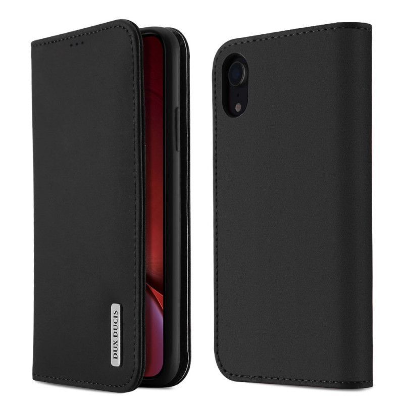 Kožené Pouzdro Folio Iphone Xr Řada Přání Dux-ducis