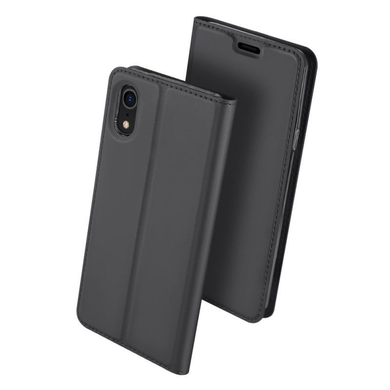 Kožené Pouzdro Folio Iphone Xr Série První Třídy