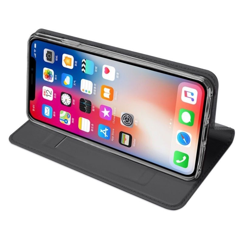 Kožené Pouzdro Folio Iphone Xr Série První Třídy