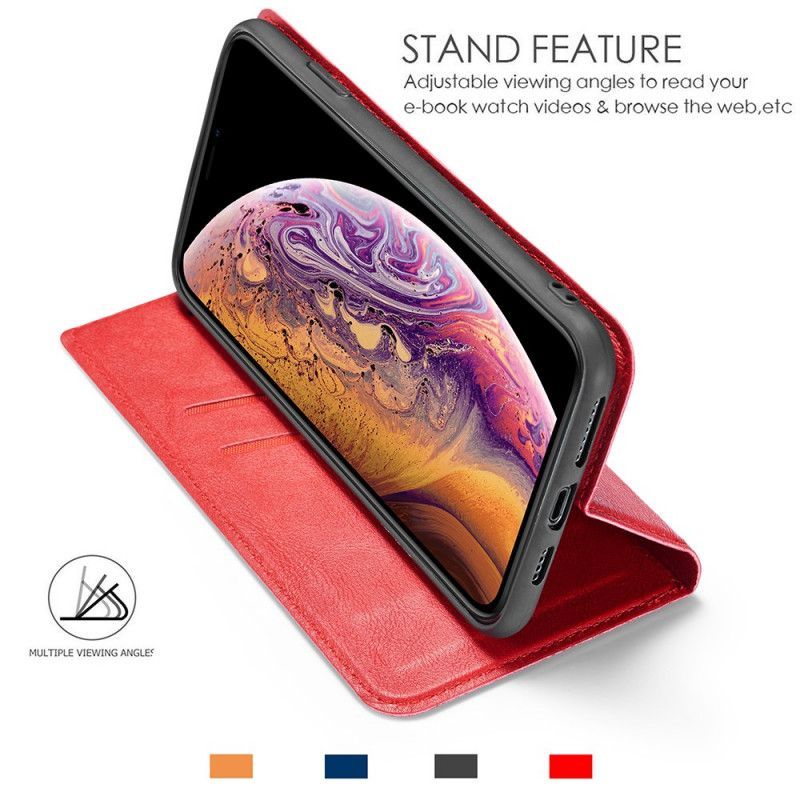 Kožené Pouzdro Folio Iphone  XS Max Ultra Jemnost