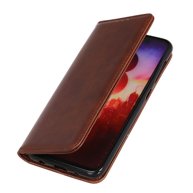 Kožené Pouzdro Folio Na Iphone 11 Pro Max Štípaná Kůže