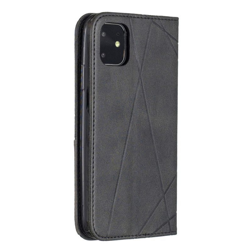 Kožené Pouzdro Folio Na Iphone 11 Umělecký Styl