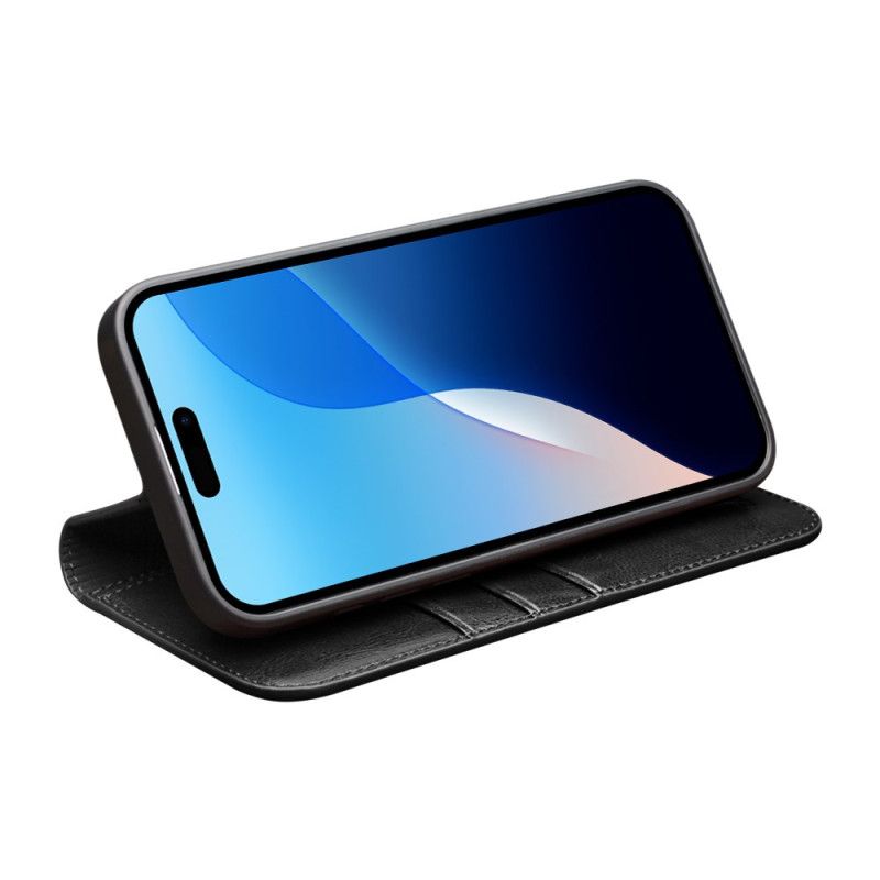 Kožené Pouzdro Folio Na iPhone 16 Pro Max Qialino