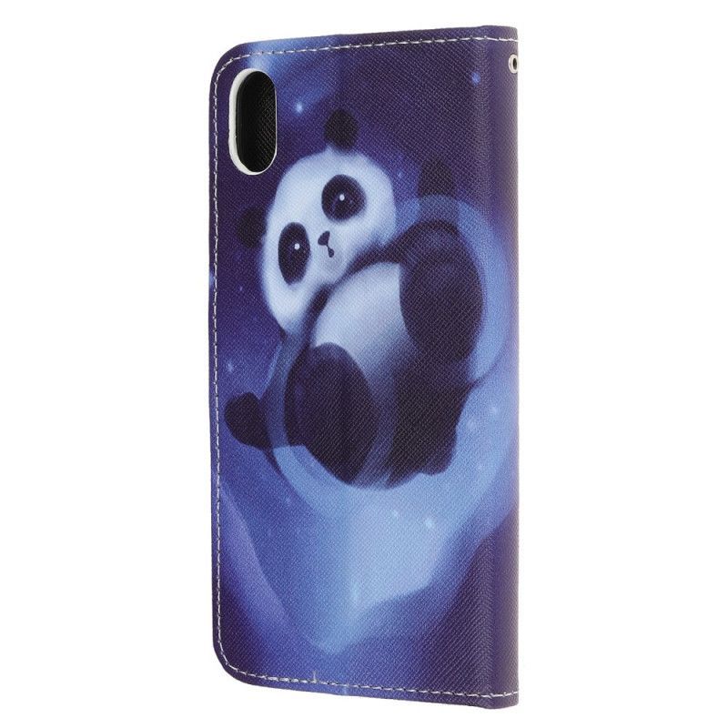 Kožené Pouzdro Iphone Xr Panda Space Strap